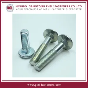 Tingnan natin ang mga materyales at paggamot sa ibabaw ng mga bolts ng karwahe.