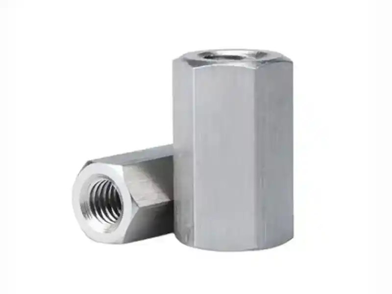 Paano malulutas ng Long Hex Coupling Nut Plain Carbon Steel Thread Rod Connecting Nut ang mga problema sa extension ng haba ng sinulid?