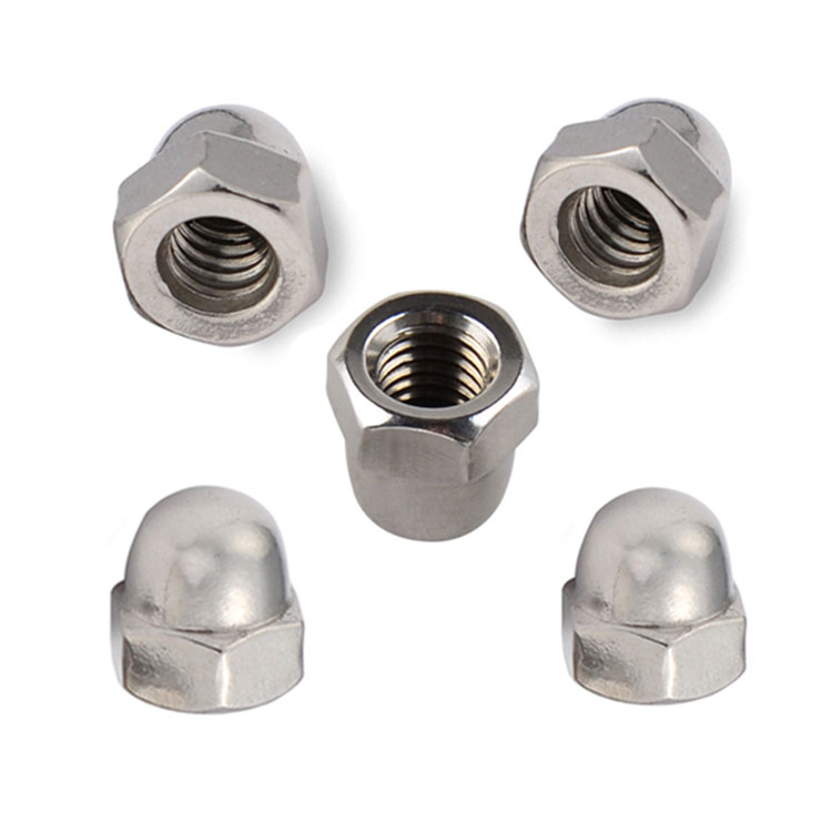 304 316 Hindi kinakalawang na Asero DIN 1587 M6 F594 DIN1587 Acorn Hex Domed Cap Nut