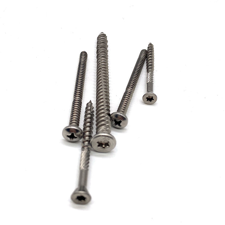 304 316L Stainless Steel Trim Head Screw para sa Metal Studs Self Tapping Wood Screw