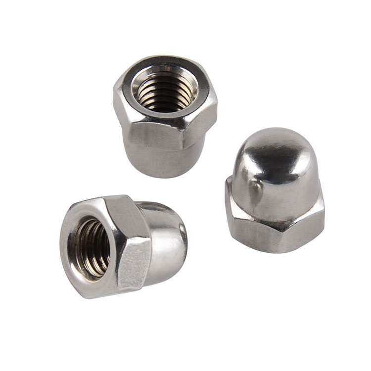 304 Stainless Steel DIN 1587 M6 F594 Hex Domed Cap Nut / Acorn Nuts