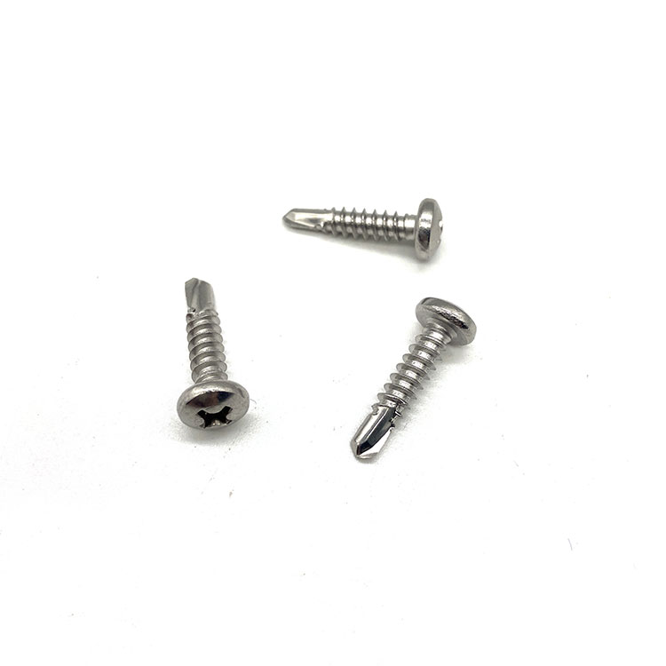 45mm M3 DIN7504N Hindi kinakalawang na Asero 304 316 Phillips Pan Head Self Drilling Screw