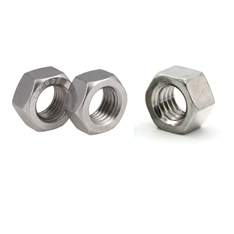 A194 M3 M5 Hindi kinakalawang na Asero 304 DIN934 China Bolt And Nut Manufacturer Hex Nut