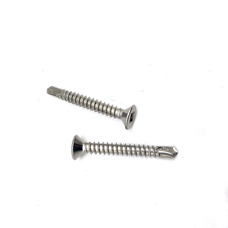 A2-70 A4-80 Hindi kinakalawang na asero 304 316 A2 A4 Countersunk Square Head Self Drilling Screw