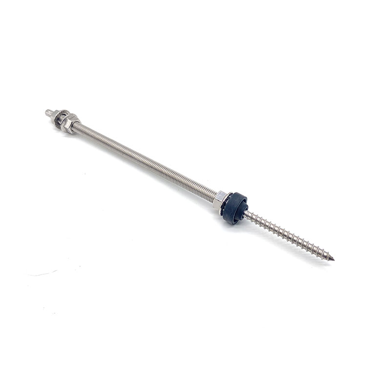 A2 A4 SS410 Solar Panel Hanger Bolt Para sa kahoy