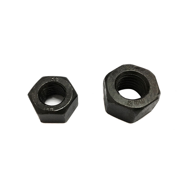 ASTM A194/A194M 2H 2HM Orihinal na Black Hex Heavy Nut