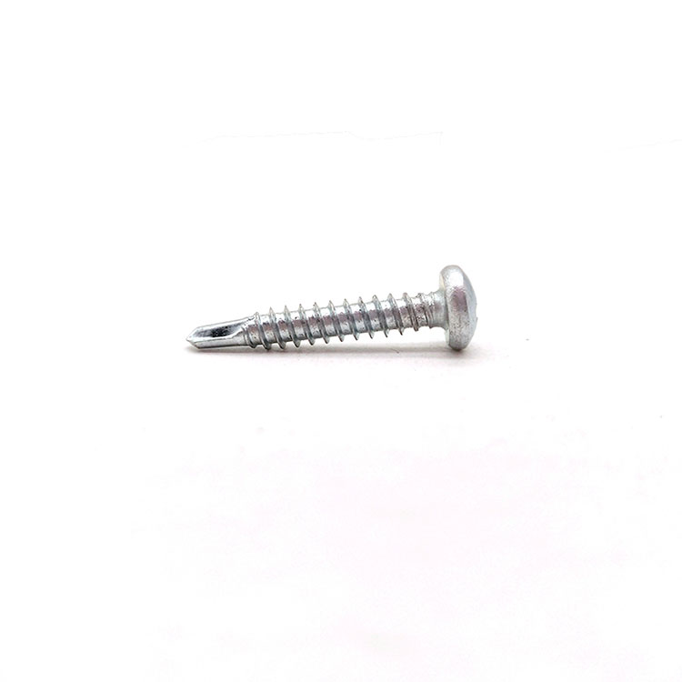 Carbon Steel A2 Zinc Plating Cross Recessed Pan Head Drilling Screws na may Wood Thread