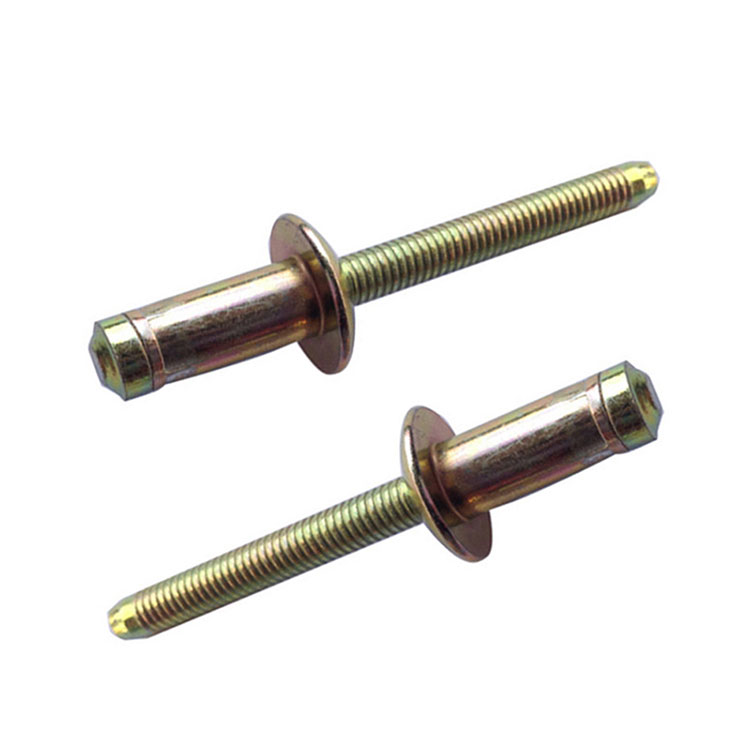 Color Zinc Plated Carbon Steel Hemlock Blind Rivet para sa Automotive At Railway Industry