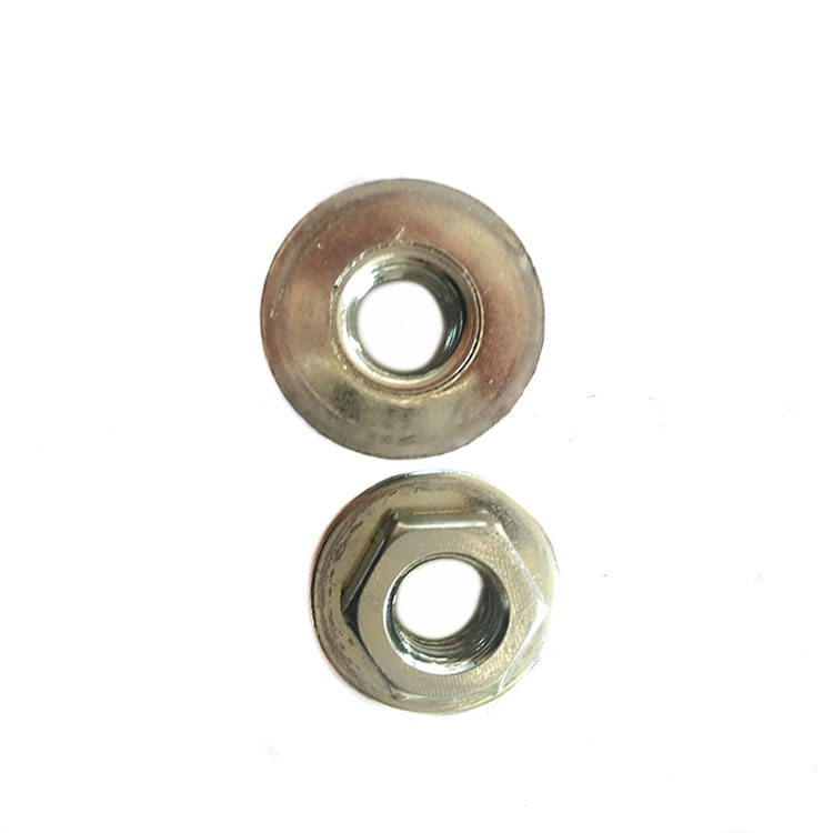 DIN 6923 Carbon Steel Plain Zinc Plated Serrated Hex Flange Nut