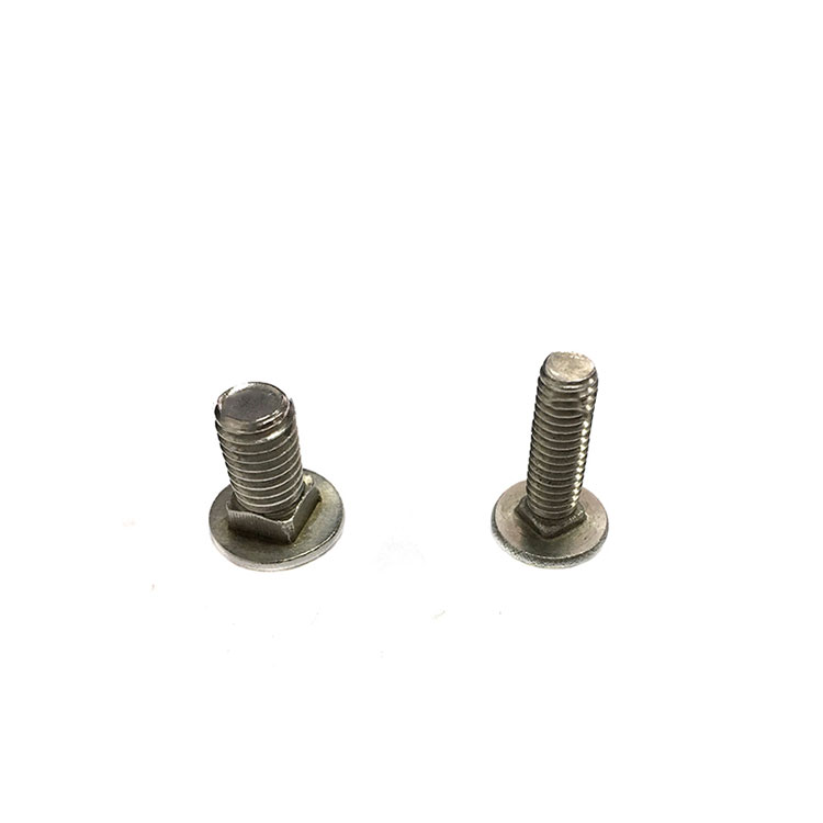 DIN603 Stainless Steel A2-70 SS304 SS316 Carriage Bolt Mushroom Round Head na May Square Neck Bolts