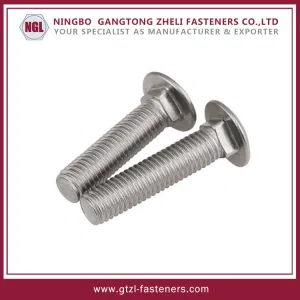 DIN603 Hindi kinakalawang na asero Full Thread Carriage Bolt