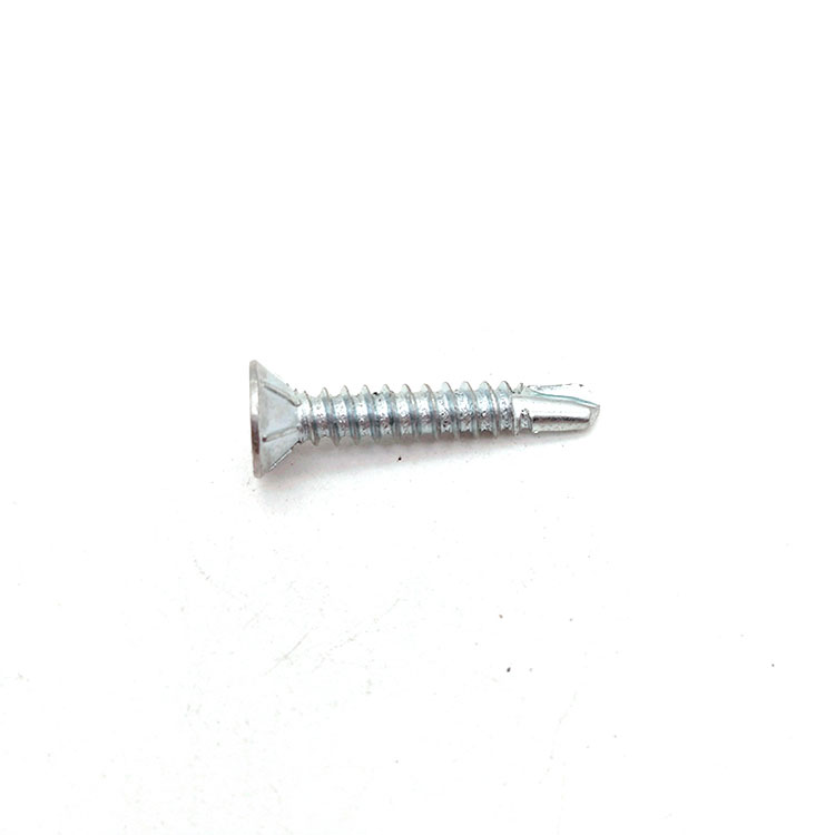 DIN7504 Carbon Steel Zinc Plated Cross Recessed Countersunk Head Self-drill Tapping Screw