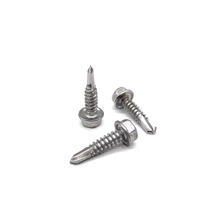 DIN7504K Factory Direct Stainless Steel 316 304 Panlabas na Hexagon Flange Self Drilling Screw