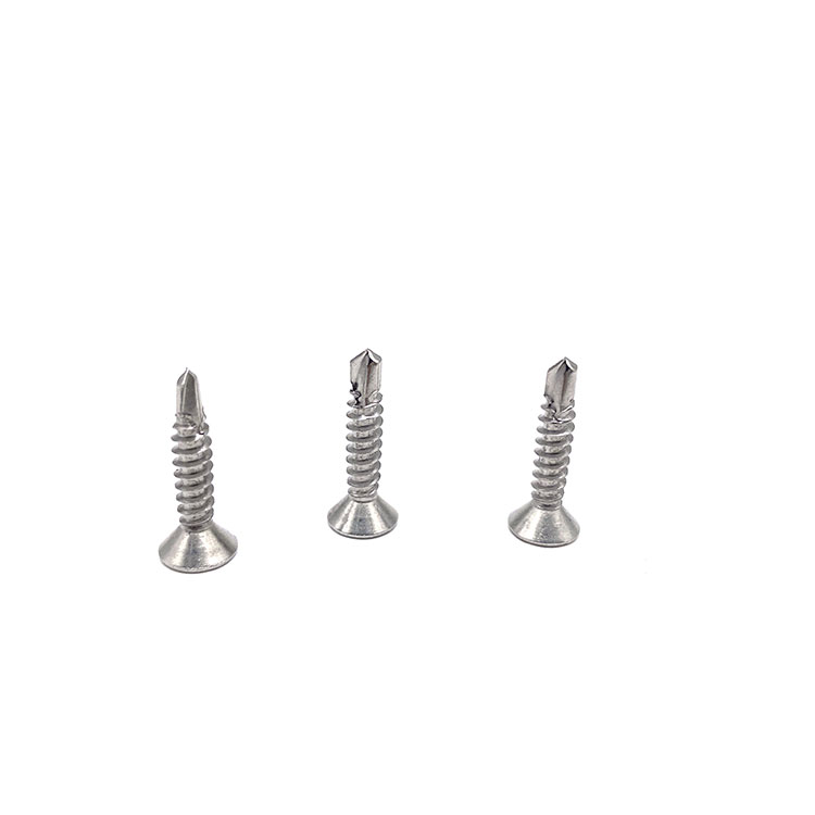 DIN7504P A2 A4 Cross Recessed Countersunk Head Stainless Steel 304 316 Self-Drilling Screw