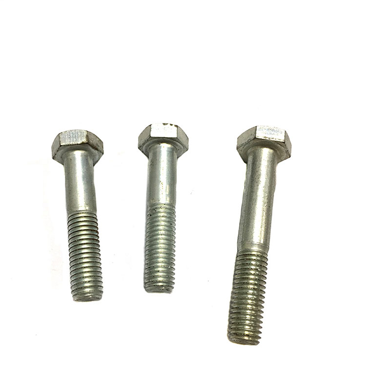 DIN931 Steel Zinc Plated Half Threaded Hex Head Bolts Bahagyang Sinulid Metric Bolts Hex Head Screw