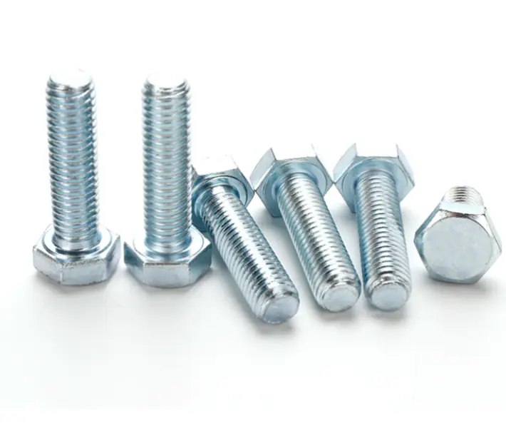 DIN933 Zinc Plated Carbon Steel Buong Thread Hex Bolt