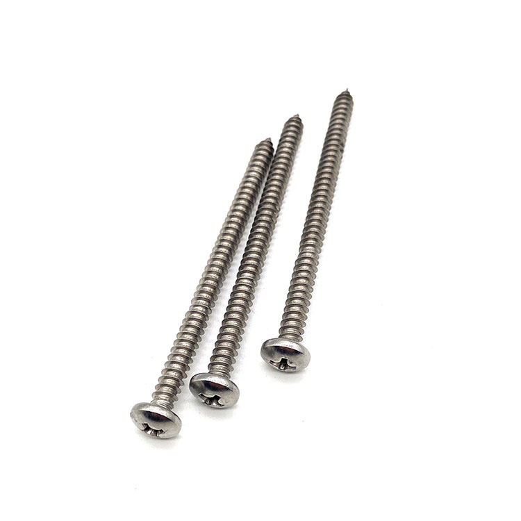 Mga Pangkabit Ss304 DIN912 M6 80mm Hook Cross Flat Head Self Tapping Screw