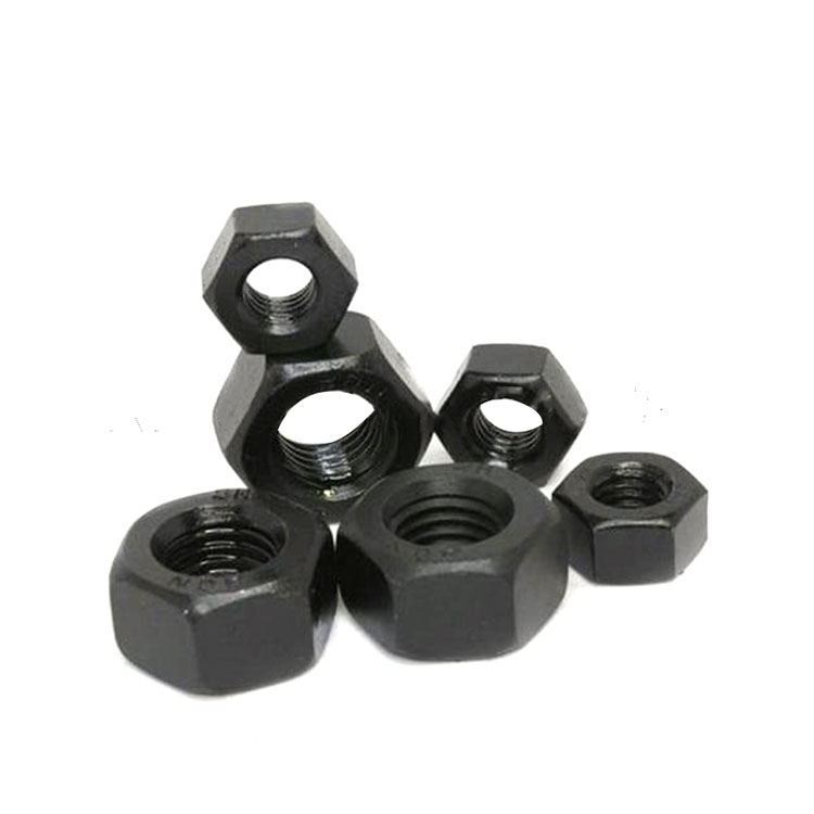 Gr 8 Carbon steel High Tensile Black DIN6915 Hex Heavy Nuts