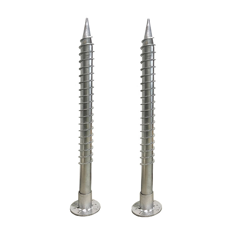 Hot DIP Galvanized Solar Fittings Floor Mounting Ground Screw para sa Bracket