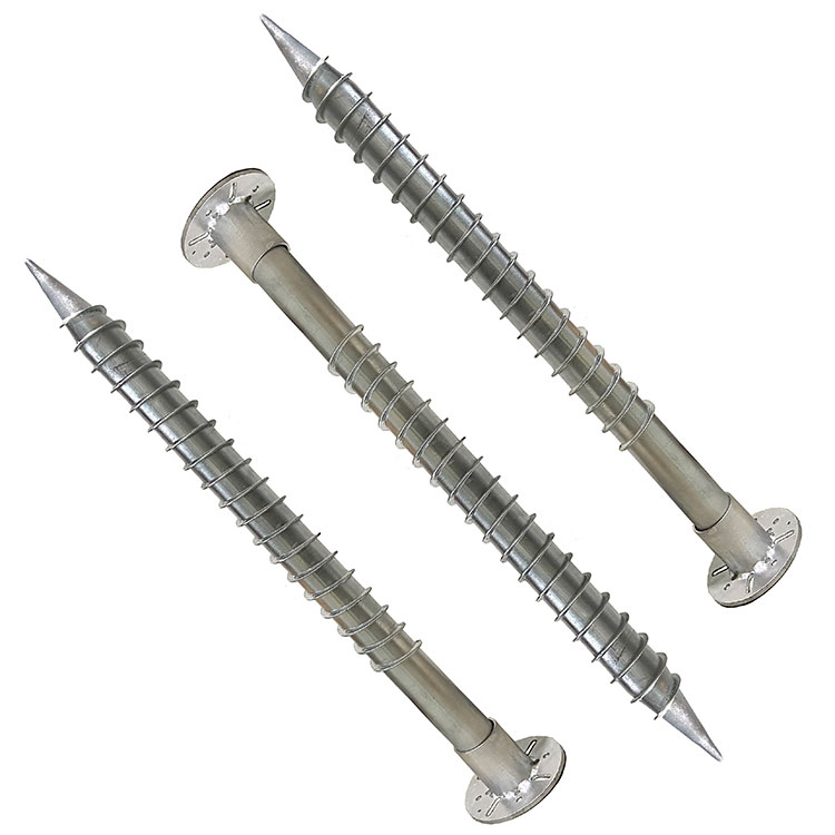 Hot Dipped Galvanized Ground Screw para sa Solar Panel System