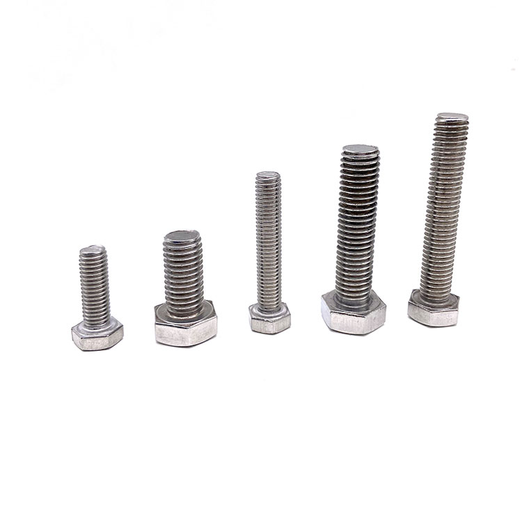 INOX A2 INOX A4 High Quality Fastener Hindi kinakalawang na Asero 304 316 DIN933 Hex Head Bolt