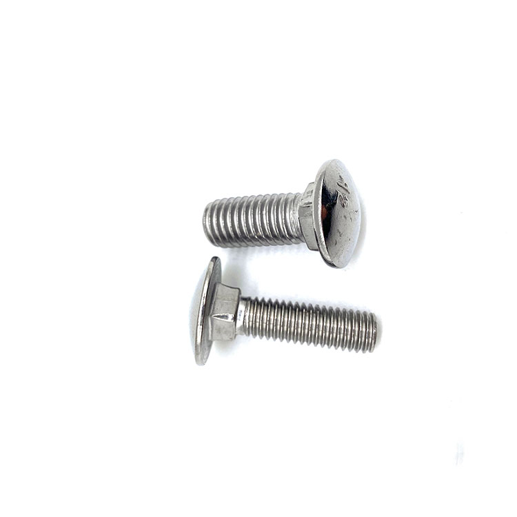 M6 M10 DIN603 INOX A4 Hindi kinakalawang na asero 314 316 INOX A2 Carriage Bolt