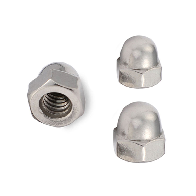 Hindi kinakalawang na asero 304 direct sale metric hex domed cap nuts