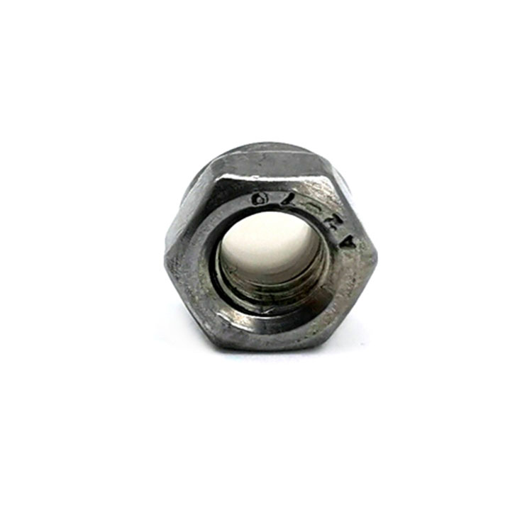 Hindi kinakalawang na asero SS304 316 Hexagon Domed White Nylon Cap Nuts