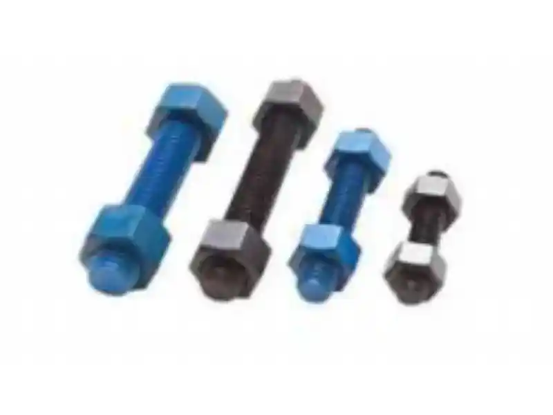 PTFE Coated Stud Bolts na May Hex Nuts