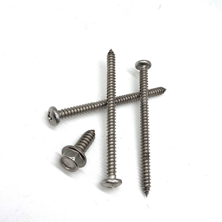 SS 304 316 Pan Head Screw Stainless Steel Self Tapping Screw