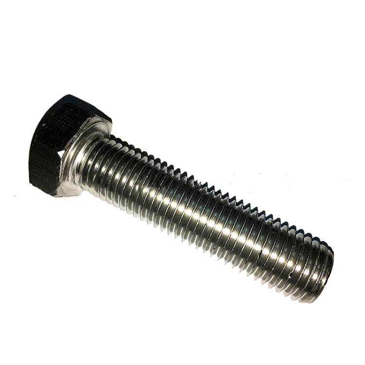 SS304 SS316 SS316L M10 M16 DIN933 ISO4017 Hindi kinakalawang na asero buong sinulid Hex Bolt