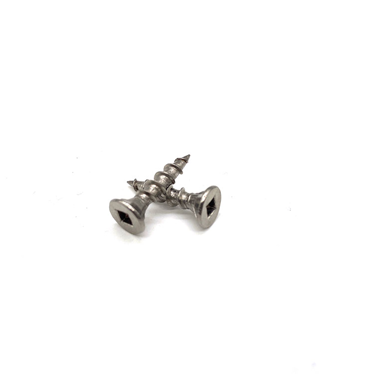 Hindi kinakalawang na asero 304 316 Square-Recessed Flat Countersunk Head Self Tapping Screw