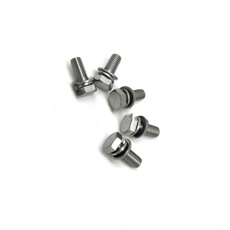 Hindi kinakalawang na asero A2-70 316L Hex Head SEM Combine Machine Screw