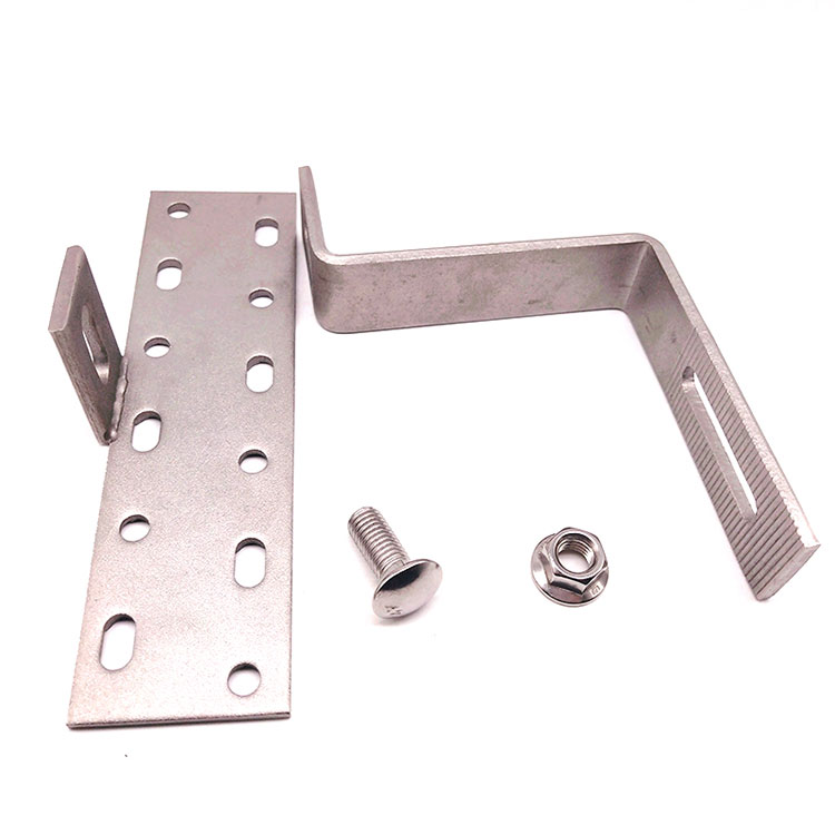 Stainless Steel Solar Hook Photovoltaic Parts para sa Residential Tile Roof