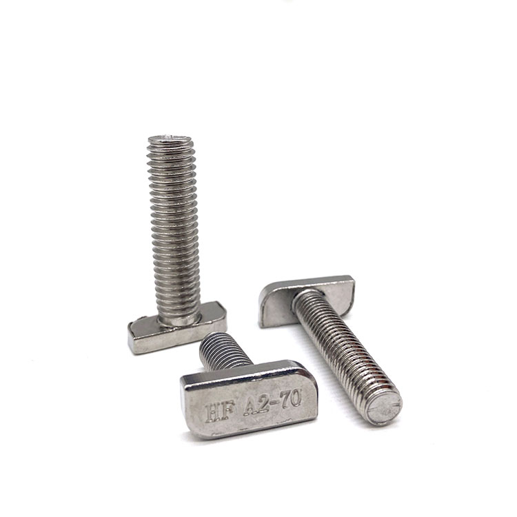 Hindi kinakalawang na Steel T Head SS304 SS316 A2-70 A4-80 M3 M4 M5 Hammer Head Bolt