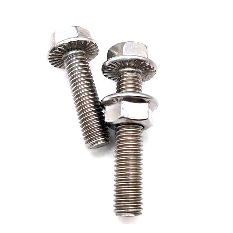 Hindi kinakalawang na asero304/316 Hex Flange Bolt